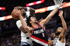 Edwards atina 9 triples por Timberwolves, que vapulean 127-102 a Trail Blazers