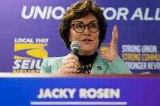 La senadora demócrata Jacky Rosen es reelegida en Nevada, asegurando un disputado escaño