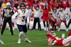 Chiefs bloquean potencial gol de campo ganador de Broncos y ganan 16-14 para seguir invictos