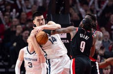 Jaren Jackson lidera a Memphis con 20 puntos en la aplastante victoria 134-89 sobre los Blazers