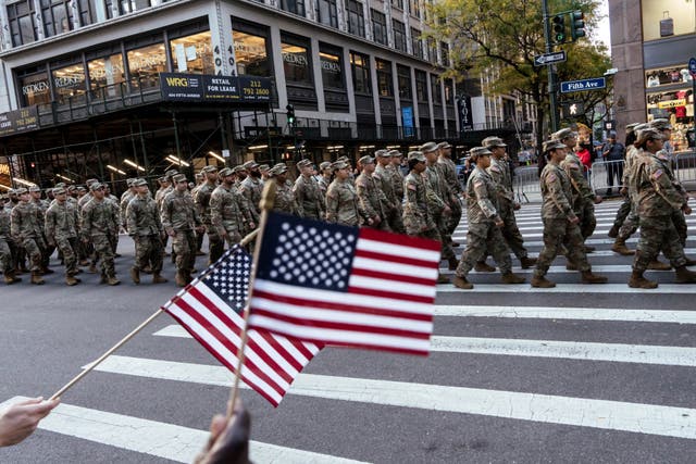 <p>Veterans Day Parade</p>
