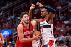 Alperen Sengun con 27 puntos y 17 rebotes impulsa victoria 107-92 de Rockets sobre Wizards