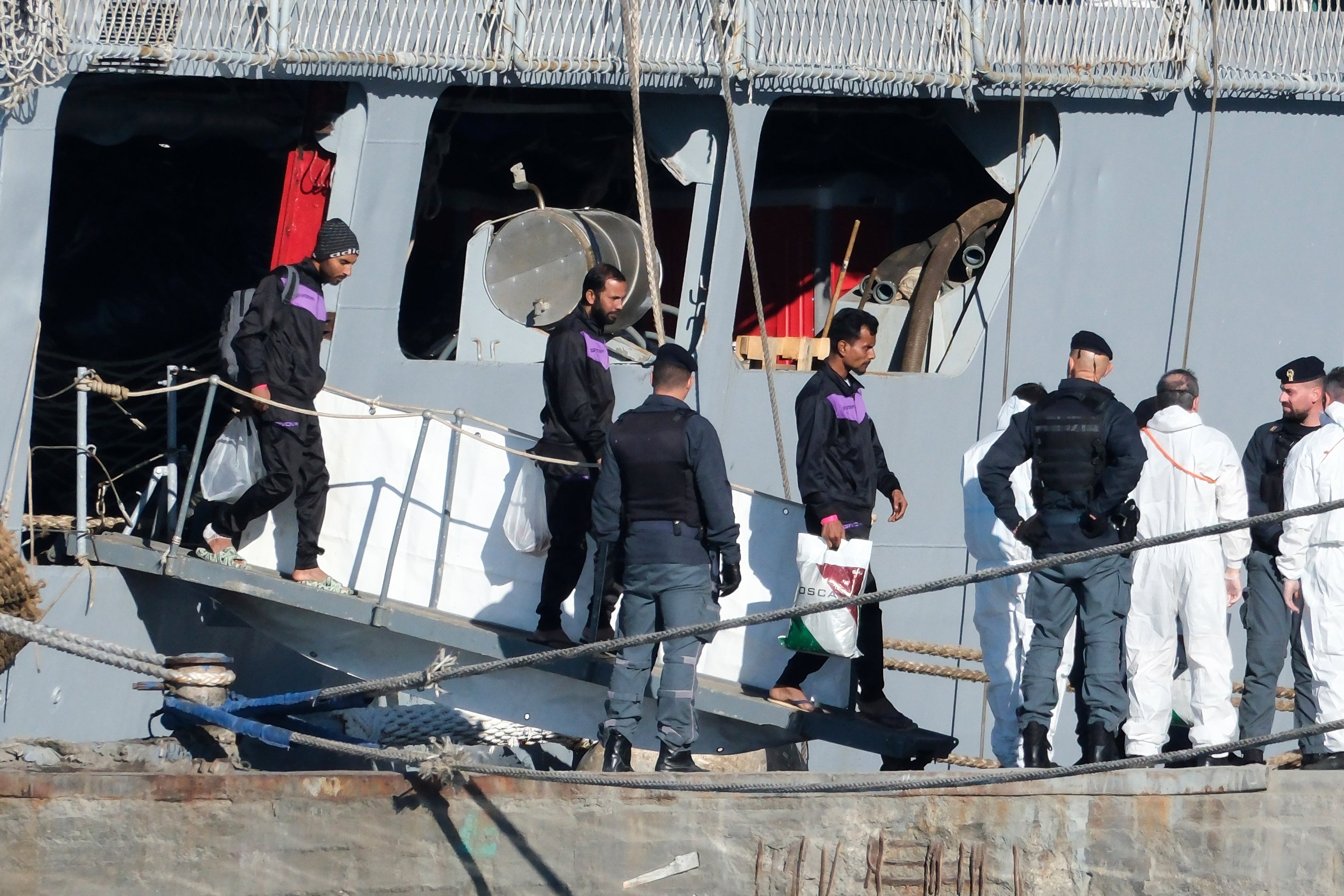 ITALIA-ALBANIA-MIGRANTES