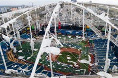 El Tropicana Field, dañado por huracán, podría repararse a tiempo para temporada 2026