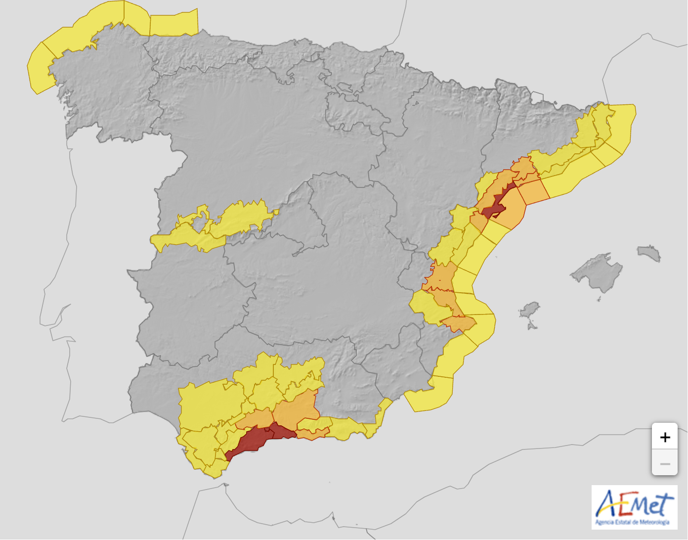 Costa del Sol es una región frente al mar Mediterráneo que abarca todo el sur de España, la provincia de Málaga y el este de Gibraltar