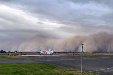 Tormenta de polvo masiva reduce visibilidad y provoca choque múltiple en autopista de California