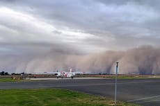 Tormenta de polvo masiva reduce visibilidad y provoca choque múltiple en autopista de California