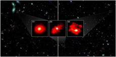 Espeluznantes “monstruos rojos”: galaxias masivas primitivas generan incógnitas