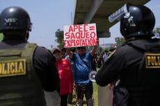 Protestas contra gobierno de Perú ante la llegada de presidentes de China y EEUU para el foro APEC