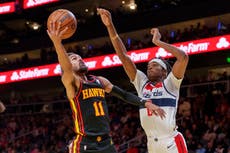 Daniels consigue 25 puntos y Hawks vencen a Wizards, para llegar a foja de 2-0 en Copa NBA