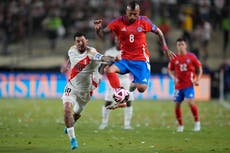 Perú y Chile negocian empate y siguen hundidos en el fondo de las eliminatorias