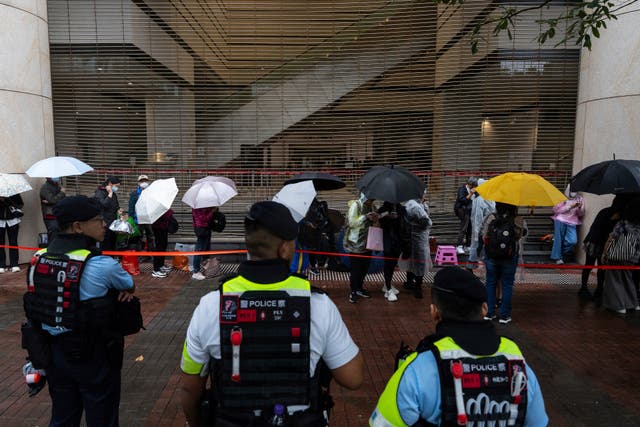 HONG KONG-ACTIVISTAS-CONDENA