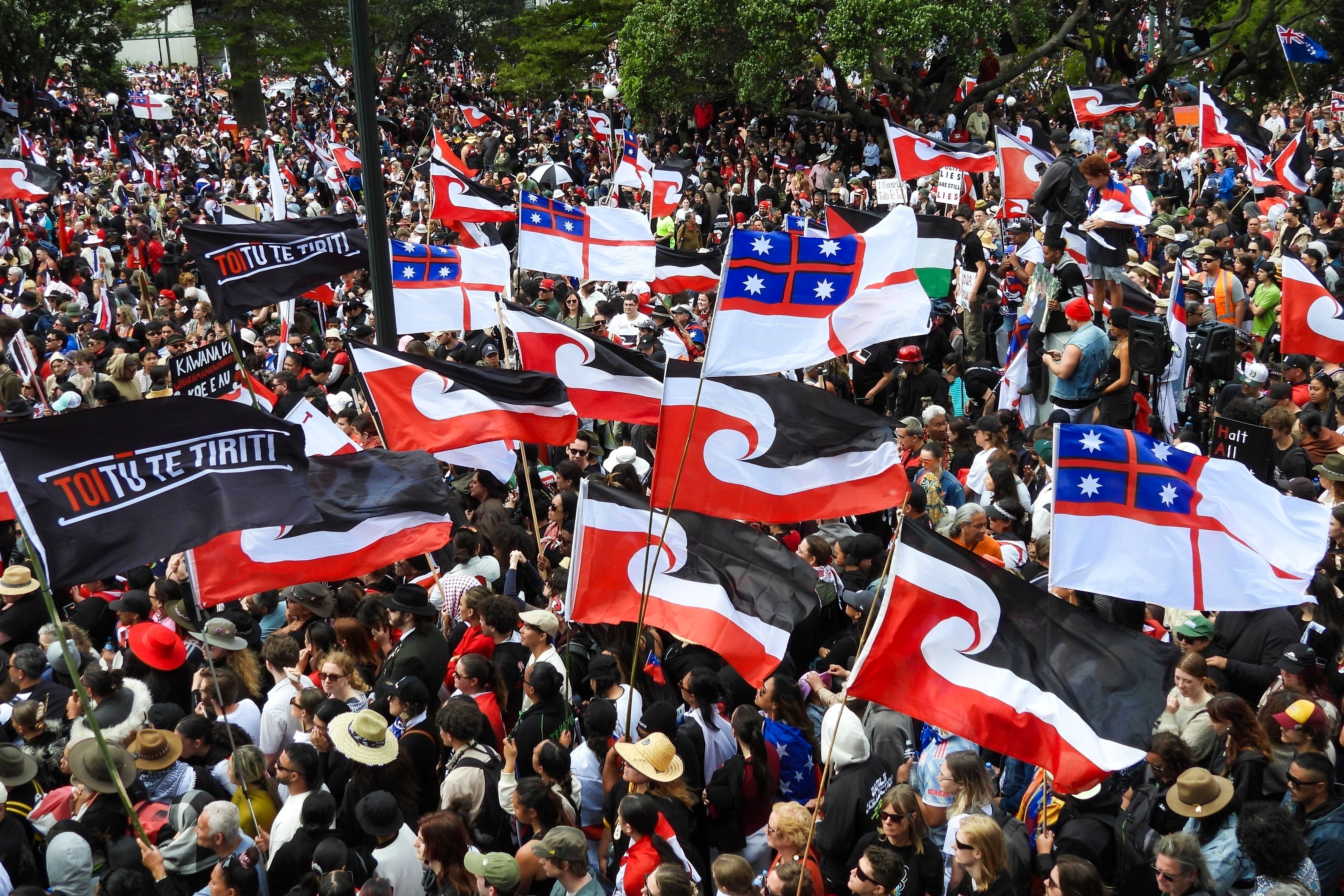 NUEVA ZELANDA-LEY-INDÍGENAS-PROTESTA