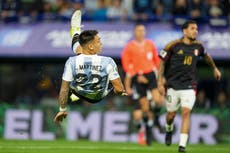 Lautaro iguala a Maradona en cosecha de goles y deja a la Argentina a un paso del Mundial