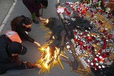 Choques en Serbia entre protestas por un derrumbe mortal en estación de tren