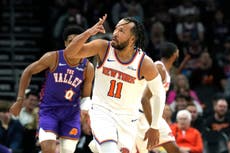 Brunson anota 36 y Towns suma 34 por Knicks, que superan a Suns e hilan 4ta victoria