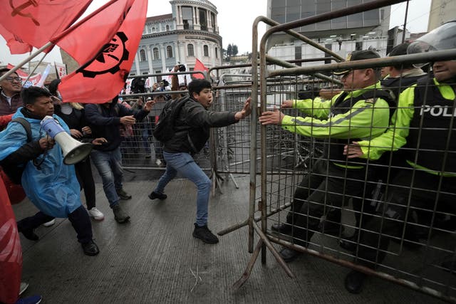 ECUADOR-PROTESTAS