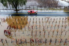 Tormenta cubre el norte de California con lluvia y nieve. Miles siguen sin luz en Seattle