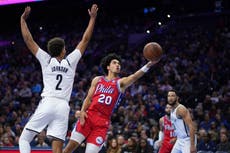 McCain y Maxey ayudan en remontada de 76ers, que vencen 113-98 a Nets y cortan racha de 5 derrotas