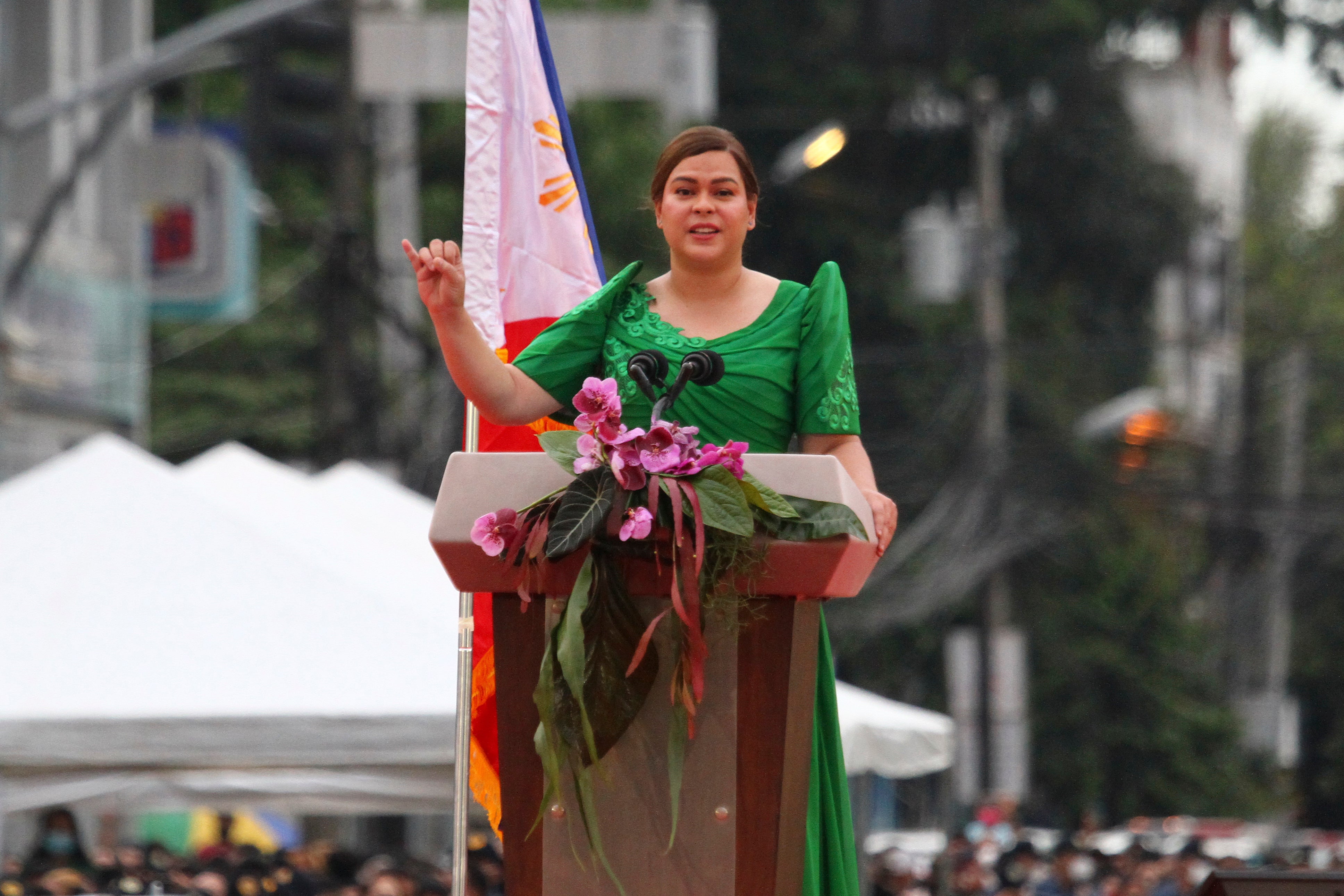 FILIPINAS VICEPRESIDENTA AMENAZA