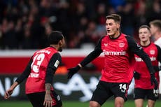 Con triple de Schick, Leverkusen compensa errores defensivos y vence al Heindeheim