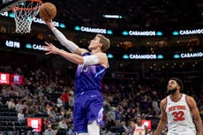 Markkanen anota 34 puntos y Sexton atina 4 triples en último cuarto; Jazz vence 121-106 a Knicks