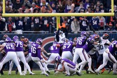 Darnold lidera ofensiva decisiva en tiempo extra y Vikings ganan 30-27 a Bears tras perder ventaja