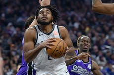 Cam Thomas anota 34 puntos y Nets vencen 108-103 a Kings