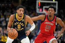 Haliburton anota 34 y lleva a Pacers a victoria 114-110 sobre Pelicans