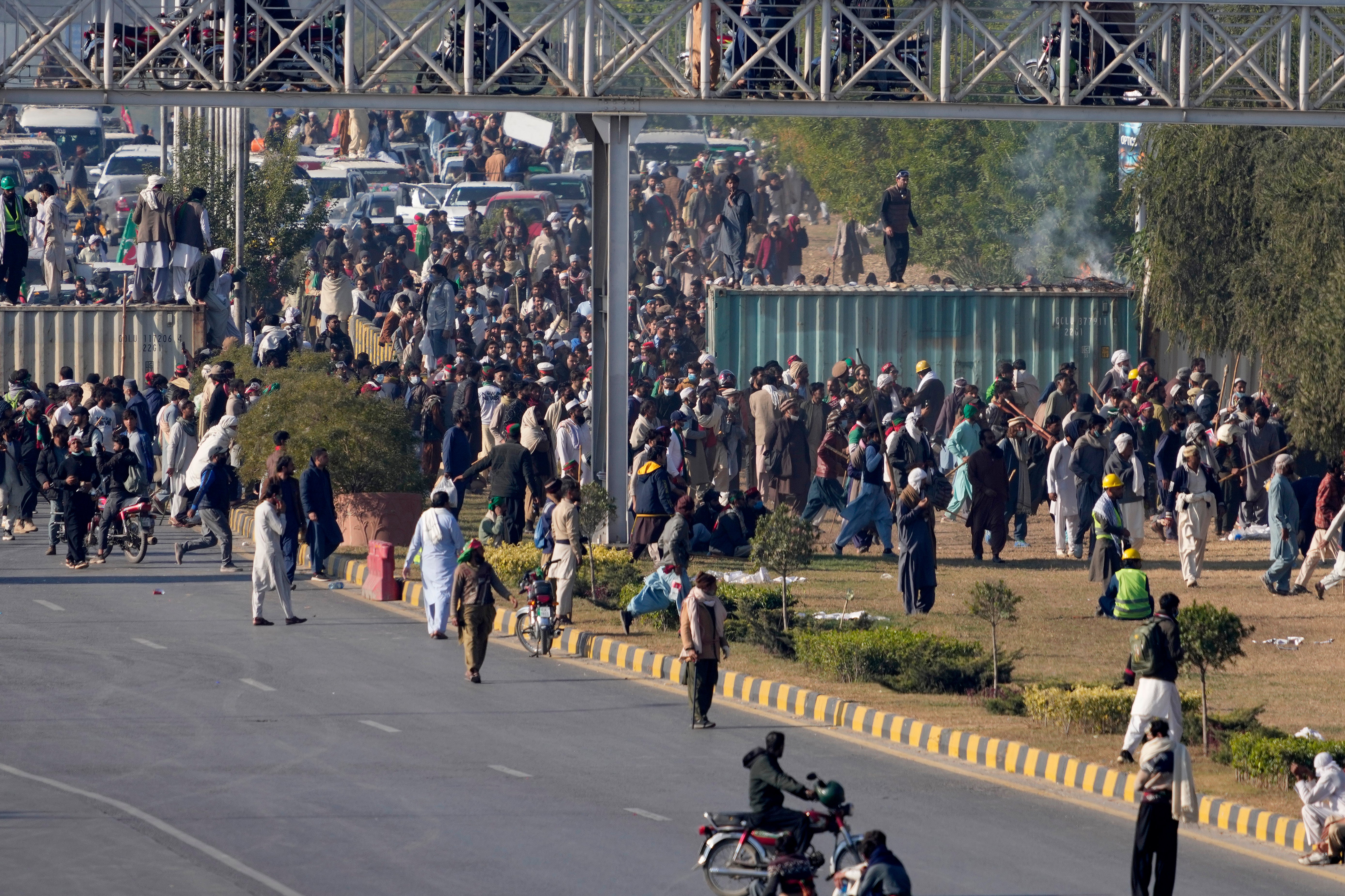 PAKISTÁN-IMRAN KHAN-PROTESTAS