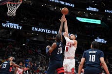 Vucevic y White lideran a Bulls en victoria 127-108 contra Wizards que acumulan 12 derrotas