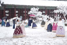 La mayor tormenta de nieve de noviembre en medio siglo cubre Seúl y cancela vuelos