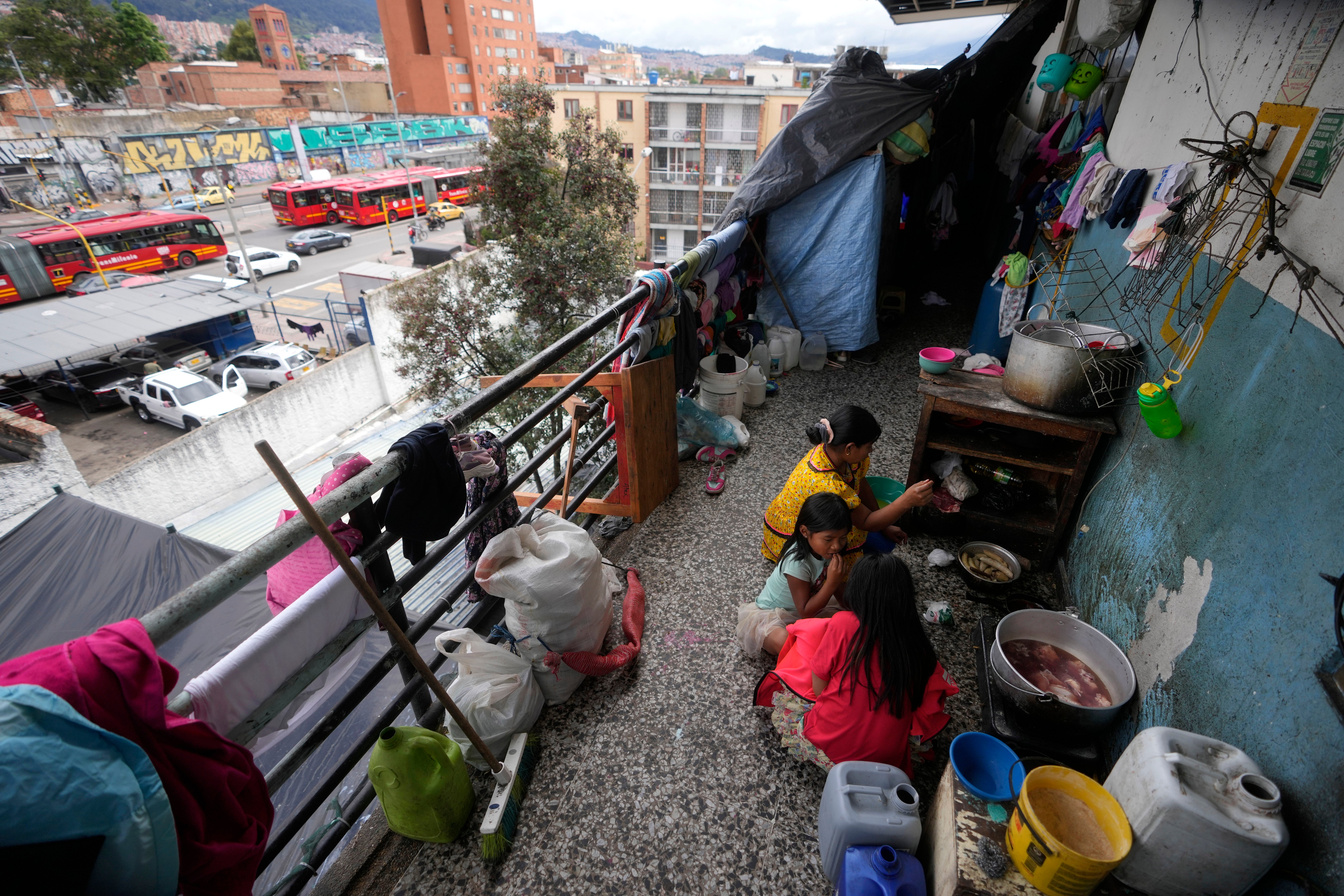 COLOMBIA-INDÍGENAS DESPLAZADOS