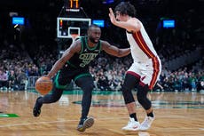 Brown anota 29, Pritchard suma 25 y Celtics vencen 108-89 a Heat