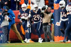 Intercepción de McMillian ayuda a Broncos a vencer 41-32 Browns