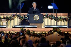 Biden afirma que su deseo de Navidad es que EEUU siga en busca de la luz, la libertad y el amor