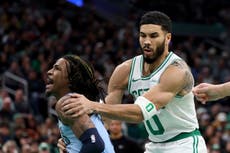 Ja Morant anota 32 y ayuda a Grizzlies a vencer 127-121 a Celtics