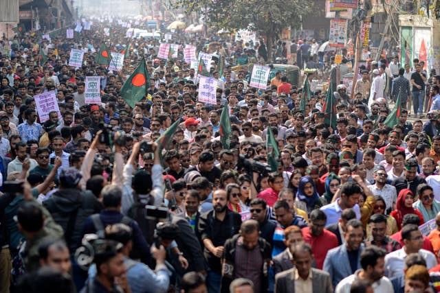 BANGLADESH INDIA PROTESTA