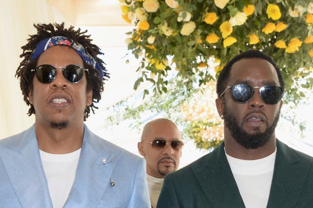 <p>Jay-Z y Diddy asisten al Roc Nation Brunch 2019 en Los Ángeles</p>