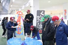 Carne fresca de rorcual común subastada en Japón por primera vez en décadas