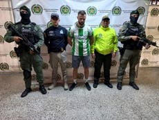 Colombia captura a presunto "narco invisible" buscado por el Reino Unido