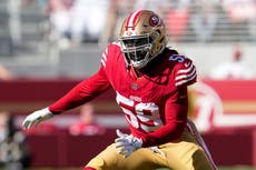 De’Vondre Campbell no seguirá en 49ers tras negarse a jugar, dice el entrenador Shanahan