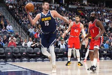 Los Nuggets aplastan 120-98 a los Clippers, a pesar de una noche discreta de Jokic