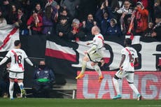 Real Madrid se repone de déficit de 2 goles pero iguala apenas 3-3 en su visita a Rayo Vallecano