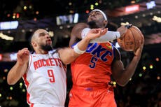 Gilgeous-Alexander anota 32 y lleva a Thunder a final de NBA Cup tras vencer 111-96 a Rockets