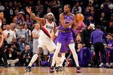 Suns propinan sexta derrota consecutiva a Trail Blazers al ganar 116-109