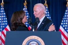 Biden y Harris agradecen a donantes demócratas y piden apoyo tras dura derrota ante Trump