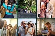 Hijos del príncipe Harry y Meghan Markle aparecen en tarjeta navideña