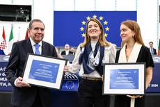 La UE otorga el premio Sájarov a líderes opositores venezolanos