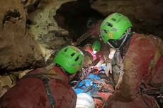 Espeleóloga herida es rescatada en el norte de Italia tras 75 horas atrapada
